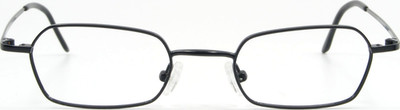 BD 077 004 Black Metal Eyeglasses Glasses Frame 45-19-135 Demo Lenses Missing