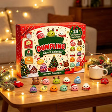 Christmas Dumpling Squishy Advent Calendar 24 Days Countdown Mystery Surprise