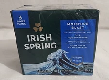 Irish Spring Moisture Blast Bar Soap (3 Bars x 3.7oz. Each)