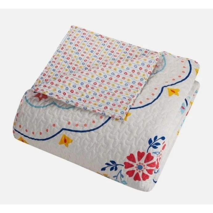 先锋女士马齐奖章国王被子套装双面花卉床上用品 3 件套 — 第 2/4 张图片