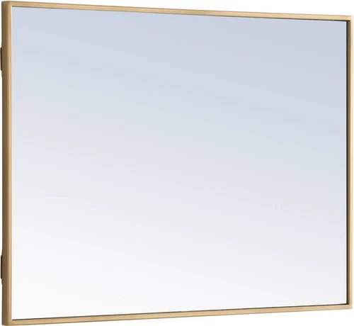 Elegant Lighting MR407X-24 Vatinius 24" W x 32" H Rectangular - Silver - Picture 2 of 12