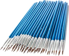 Fine Tip Paint Brushes, 60Pcs Miniature Paint Brushes Fine Detail 00 Paint Brush