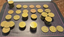 Rare Chuck e Cheese Coin Lot x150 - 1980s-2010s