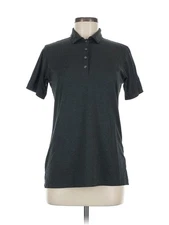 Oobe Women Gray Short Sleeve Polo S