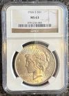 1926 S NGC MS63 Peace Silver Dollar