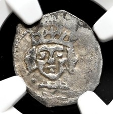​IRELAND. Edward IV, 1471-1483. Silver Penny. Burns Du-6a, S-6373G, NGC VF30
