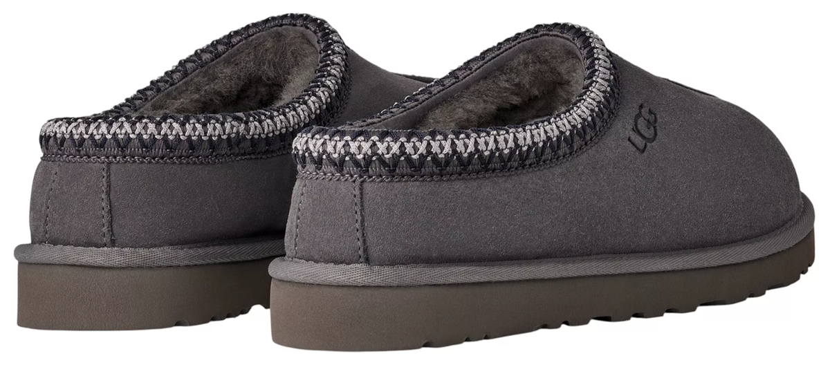 Grey Ugg Tasman Slippers Womens UGG Tasman II Dark Grey Slipper