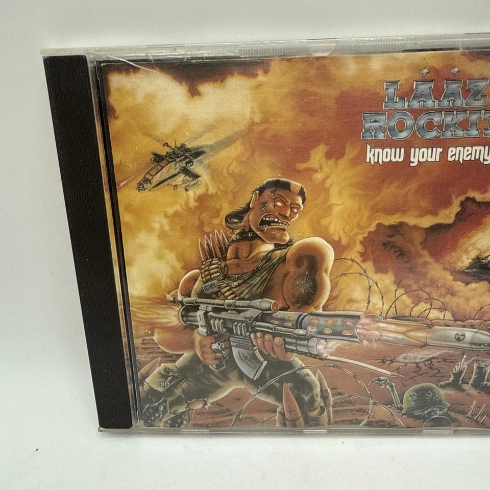 Laaz Rockit – Know Your Enemy CD (Repress of their 1987 album) Enigma CDE-73305 Foto 4 de 4