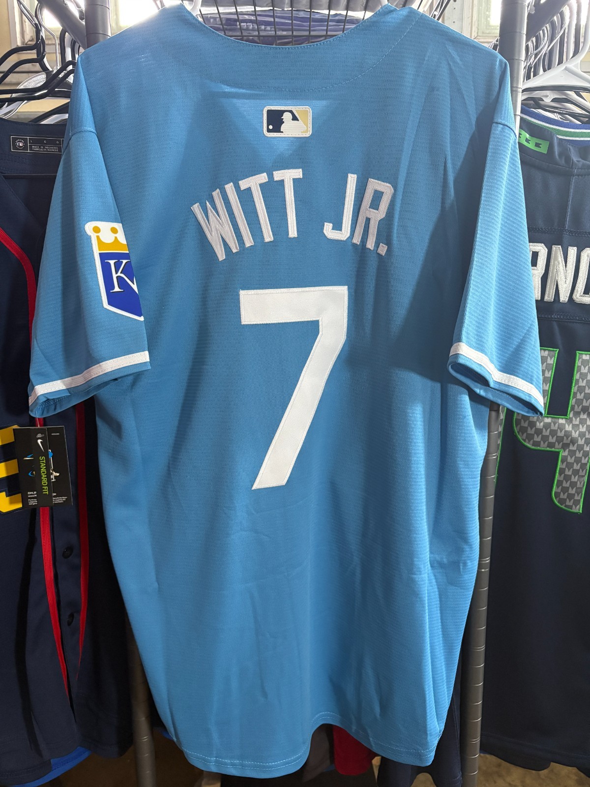 Kansas City Royals Witt Jr Powder Blue Jersey