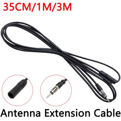 Radio Antennen Verlängerungskabel Universal Schwarz Antennen Kabel 35cm 300cm