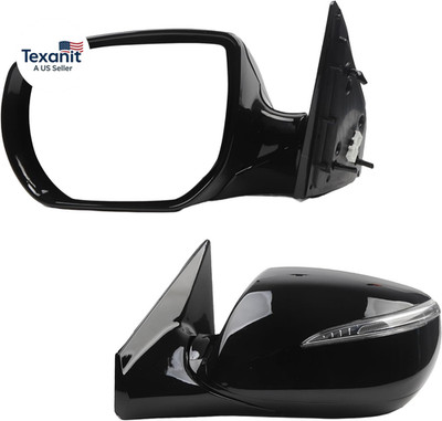 Left Driver Side Door Mirror Compatible with 2013-2018 Hyundai Santa Fe Sport He