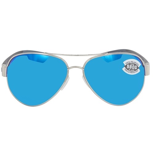 NEW MONTBLANC SUNGLASSES SILVER BLUE UNISEX EYEWEAR MONTBLANC MB0367SA 004 MONT BLANC MB0367SA 004 Sunglasses Silver Frame Blue Lenses  main image 2