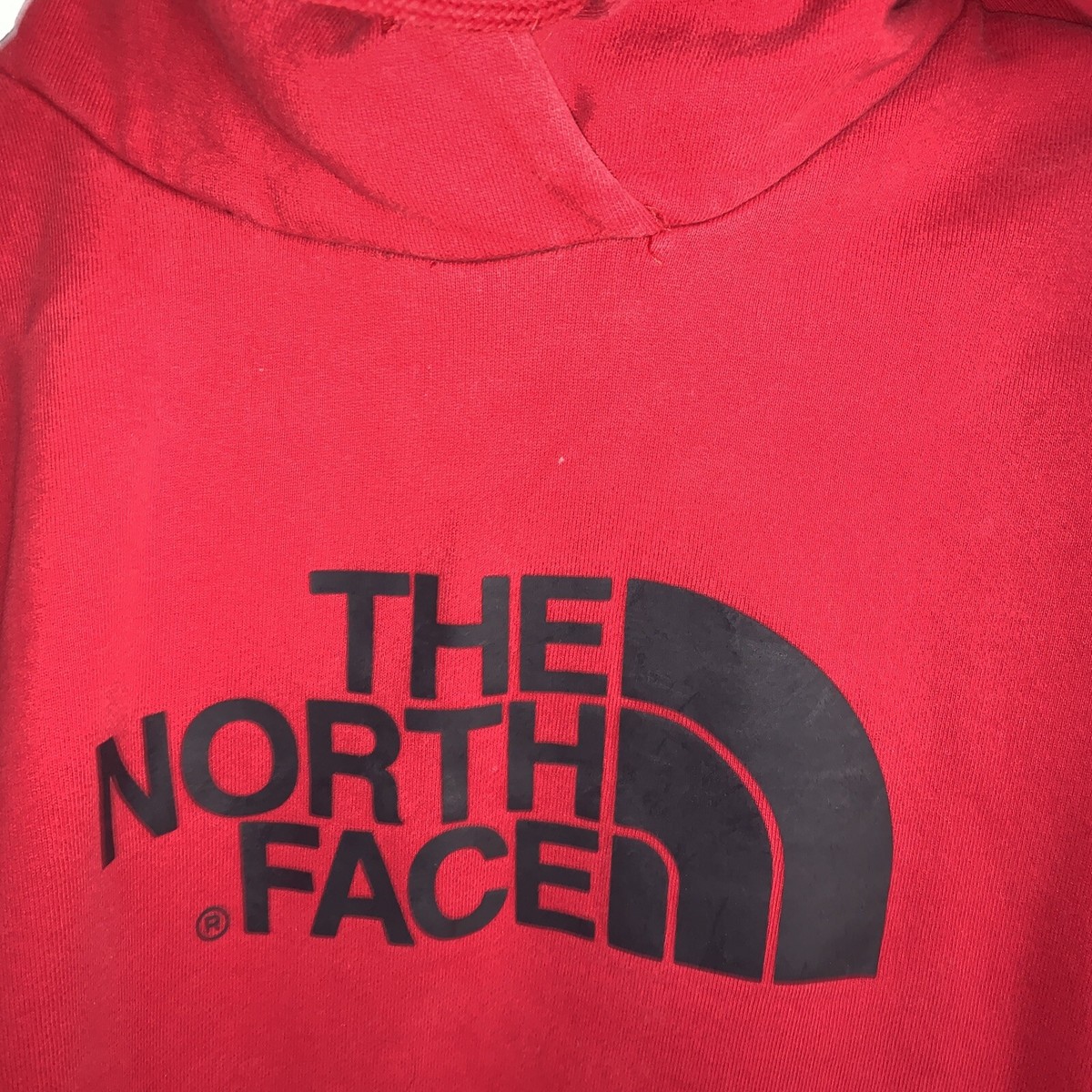 The North Face red hoodie hooded men Medium hiking trail The North Face red hoodie hooded men Medium hiking trail