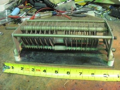 VINTAGE HAM CB AMPLIFIER  10-50 PF VARIABLE AIR CAPACITOR TURNER