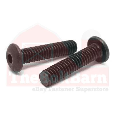 #ad M6 1.0 CL12.9 Coarse Button Socket Cap Screws Black Oxide Pick Length amp; Qty $363.17