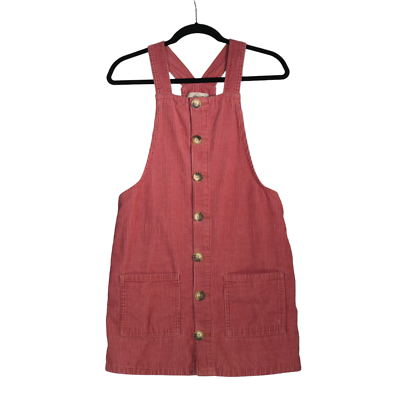 Overalls Button Up Corduroy Dress Francesca's Collections Dresses Womens Green  Corduroy Fall