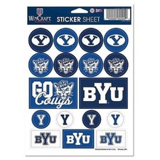 Brigham Young BYU Cougars Die-Cut Sticker Set / Decal Sheet Free Shipping