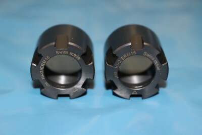 2 Stück Rego-Fix Hi-Q/ERM16 Spannmutter ER16 Spannzangen Mini Mutter M19x1 ER 16