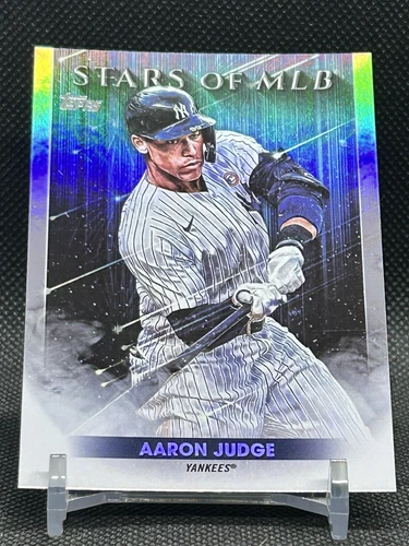 Aaron Judge Stars Of MLB Foil 2022 Topps Baseball Card #SMLB-14 New York Yankees