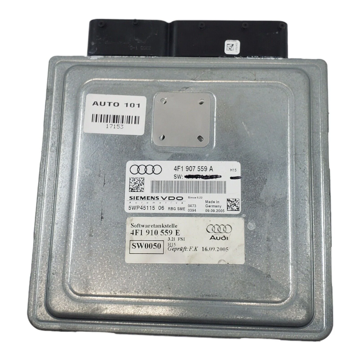 07-08 AUDI A6 3.2L ECU ECM COMPUTER 4F1 907 559 A | eBay