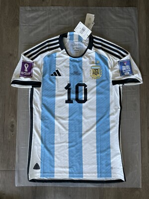 adidas Argentina 2022 WORLD CUP authentic Home PLAYERS Jersey Messi #10  HF2157