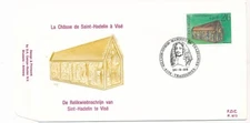 D163526 Belgium FDC P.873 Shrine St.Hadelin Church Vise Trazenies