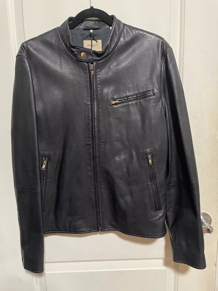 Levi’s Made & Crafted Leather Biker Jacket Medium Made In Italy LVC Vintage  2014