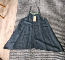 NWT KLEEN DENIM SWING TUNIC TOP SIZE MEDIUM