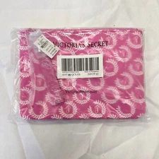 Victoria's Secret Pink Logo Wristlet Makeup Bag
