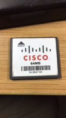 Cisco compact Flash 64mb - p/n mem2800-64cf= (746320945552)