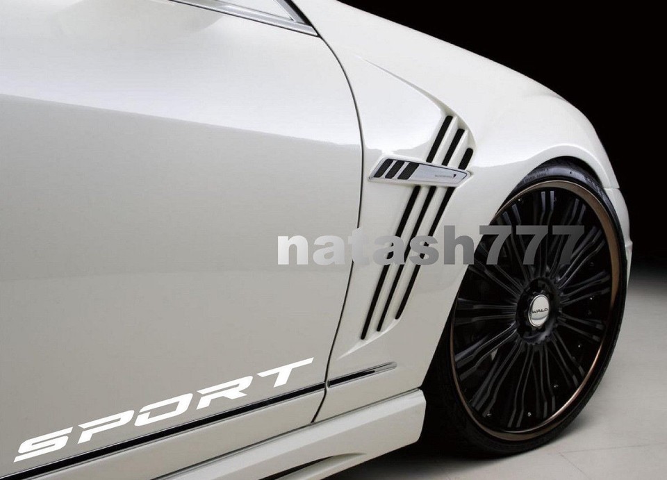 Autocollant Vinyle Sport Racing Performance Motorsport Pour Voiture - 2 Pièces