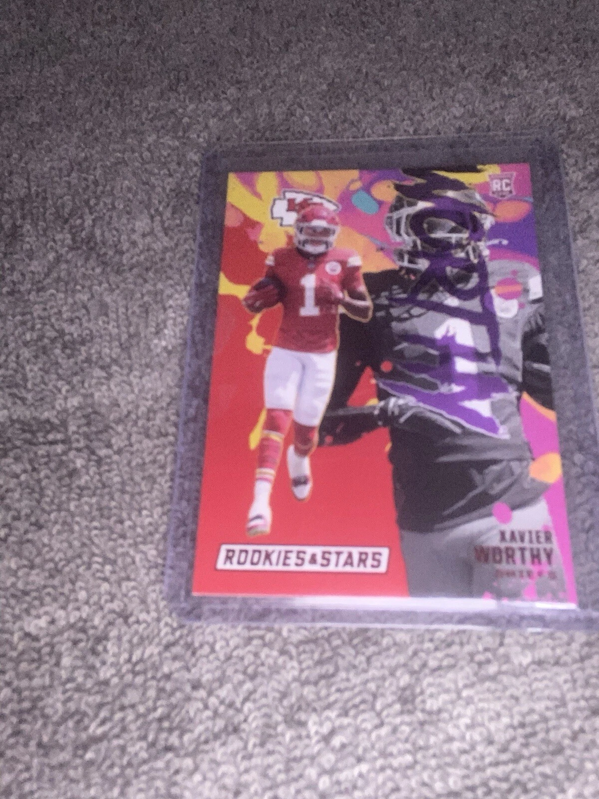 Xavier Worthy Panini Rookies & Stars Rookie Exclusive #REXWY Longevity