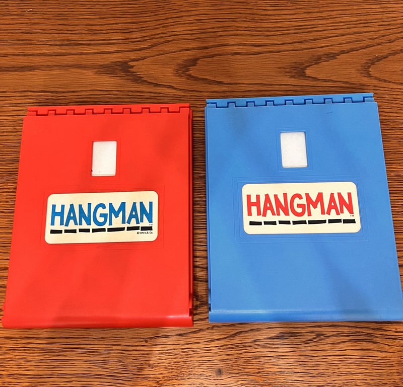 Vintage Hangman Board Game  Milton Bradley 1976