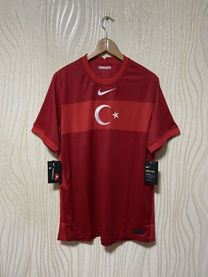 TURKEY 2020 2021 HOME FOOTBALL SHIRT SOCCER JERSEY NIKE CD0734-687