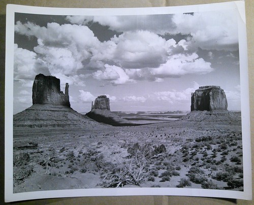 1946 "Gratte-ciel du désert" à Monument Valley - 2 photos originales de Joseph Muench - Photo 4 sur 5