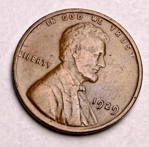 1929-P Lincoln Wheat 1c ~ High Grade VF / EF? ~Solid SHARP Details ~ Nice ~ D60