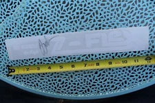 Z-Flex Skateboards Jay Adams Model Autographed Dogtown White Skateboard STICKER