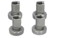 4X  ELECTROLUX  Dishwasher Upper Bottom Tray Rack Basket Wheels  25mm