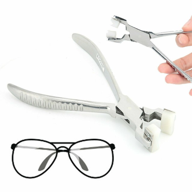 Portable Eye Glasses Frame Repair Nose Pad Arm Adjusting Pliers Tools