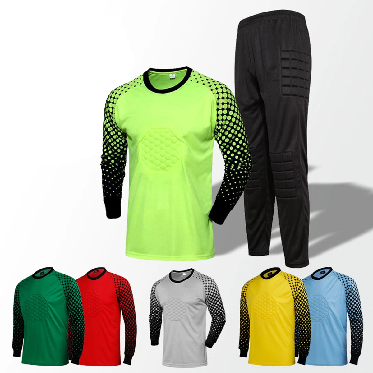 Long Sleeve Soccer Shirt Football Goalkeeper Jersey Design Custom Soccer  Goalie Jersey