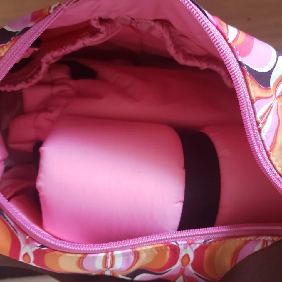 OiOi Retro Desert Sherpa Hobo Diaper Bag Pink Multicolor Pad NWT - Image 2 of 4