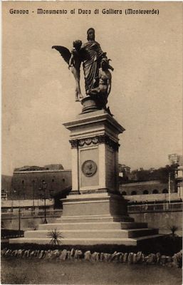 CPA AK GENOVA Monumento al Duca di Galliera Monteverde ITALY (505904)