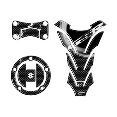 LABELBIKE KIT ADESIVI STICKERS RESINA CARBONIO COMPATIBILE per MOTO SUZUKI GSR 2006-2010
