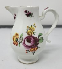 Authentic Royal Vienna Floral Decorated Birds Beak Creamer - c.1765