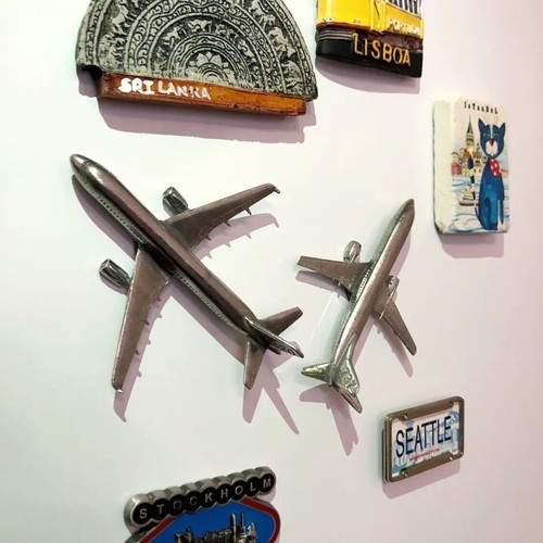 Metall Flugzeugmagnet, Flugzeugmagnet, Airbus, Boeing, A320, B737, Luftfahrt - Bild 4 von 6