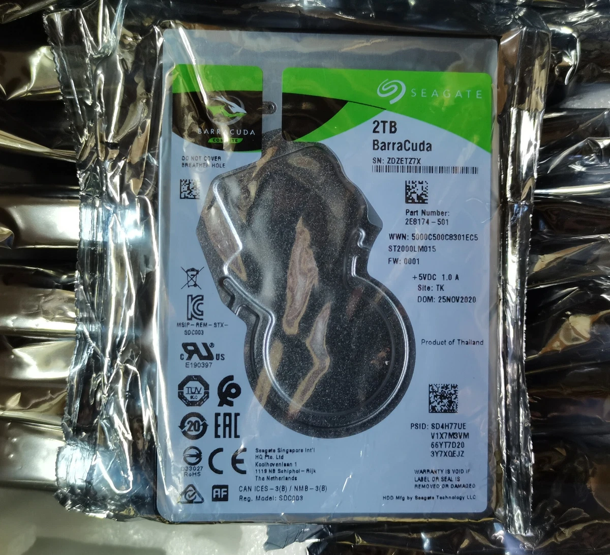 Seagate Barracuda 2TB ST2000LM015 128MB SATA 2.5