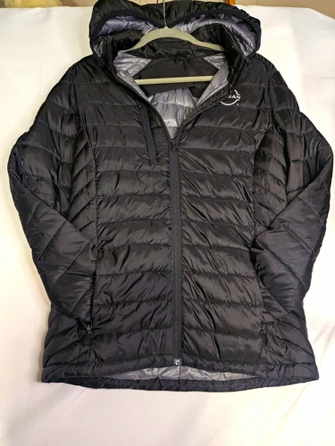 Nissan Men's Black Quilted Hooded Full Zip Puffer Jacket Size M - product listing photo
