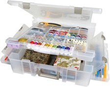 6981AB Super Satchel Deluxe Divided Base, Large Portable Art Craft Organize...