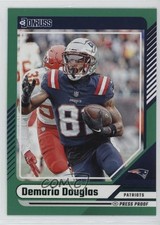 2024 Panini Donruss Green Press Proof Demario Douglas #91 14ql