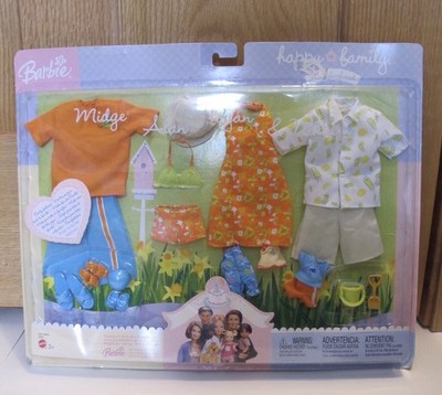 2003 BARBIE HAPPY Family Neighborhood Baby Friends Doll Bébé Midge Birthday Nikk EUR 150,00 - FR